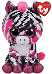 Bamse TY Zoey rosa zebra reg