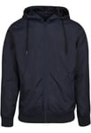 Build Your Brand Men's Windrunner Jacket, Blue (Navy/Navy 00835)-Small (Manufacturer :Small)