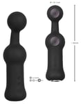 Vibromasseur prostatique en silicone souple, gode anal, boule vibrante, phallus