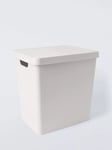 John Lewis ANYDAY Stackable Plastic Storage Box with Lid, XL