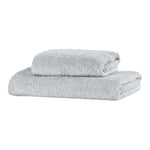 Giovanni Dolcinotti | Set of 2 Bath Towels - Pearl Grey - 100% Cotton