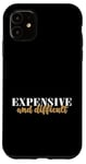 Coque pour iPhone 11 Marron Cher & Difficult (I'm a Delight) Brown Graphic