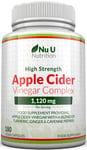 Apple Cider Vinegar Complex 180 Vegan Capsules with Turmeric, Cayenne and Ginger