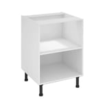 Caisson Cuisine Bas Blanc H 700 X L 600 X P 560 St Gd Menuiseries