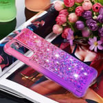 Samsung Galaxy S20 Fe 4g/5g Case Gradient Quicksand Gradient Quicksand Soft TPU puskurin tyynynpäällinen - vaaleanpunainen ja violetti