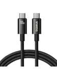 Baseus Cable USB Tungsten Gold USB-C to USB-C 100W 1.5m (black)