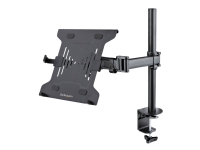 StarTech.com Laptop Desk Mount, Monitor and Laptop Mount for Desk, Displays 34in (8kg/17.6lb) & Laptops (4.5kg/9.9lbs), Adjustable & Articulating VESA Laptop Tray Arm - Desk Monitor Mount - Clamp / Grommet Mount (A-LAPTOP-DESK-MOUNT) - Monteringssats (kassett, vridbar arm, bordsfäste, stång) - för bildskärm/bärbar dator - plast, stål - svart - skärmstorlek: 13-34 - infattning till anteckningsbok