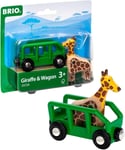 BRIO World Safari Giraffe & Wagon for Children Age 3 Years Up - Compatible with