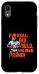 Coque pour iPhone XR Cadeau amusant Gay Bear Pride – Grand et fier LGBT pour homme