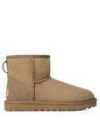 UGG W Classic Mini Ii - Antilope, Light Brown, Size 4, Women