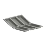 De Buyer - Plaque de 6 Financiers ELASTOMOULE en mousse de silicone - 21 x 17,6 cm, portion 9,5 x 4,4 cm -, Gris