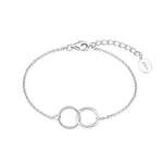 s.Oliver bracelet 925 argent sterling dames bijoux de bras, 16+3 cm, argent, Livré en boîte cadeau de bijoux