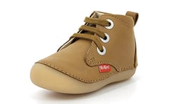 KICKERS Mixte bébé SONIZA Chaussure Baby, Camel Clair, 24 EU