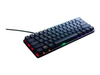 Razer Huntsman Mini - Tastatur - Bakgrunnsbelyst - Usb - Usa - Tastsvitsj: Razer Clicky Optical - Svart