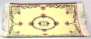 DELPRADO - Accessoire de maison de poupée tapis avec fleurs de dimension 24x1...