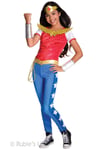 Rubie's DC Comics Wonder Woman Girl's Fancy Dress Costume