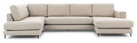 UNO Bernadotte U-sofa, open end venstre, Beige