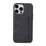 hanman mika pu leather case phone back cover with card slots for iphone 14 pro max 67