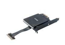 Akasa Dual M.2 PCIe SSD Adapter with RGB LED Light and Heatsink -adapteri