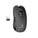 NOVA GAMING – LYNX – Souris Gamer sans Fil rechargeable – Capteur optique ultra précis – DPI réglable entre 800 et 4800 DPI, RGB, 1 animation LED, 7 boutons, autonomie entre 21 et 49 jours