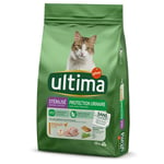 6 kg + 1,5 kg / 8 kg + 2 kg gratis! 7,5 kg / 10 kg Ultima Cat - Sterilized Urinary kylling (10 kg)