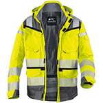 Kübler 13078332-3497-3XL Reflectiq Veste météo PPE 2, Jaune Haute-vis/anthracite, 3XL