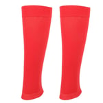 Demeras 1Pair Mumian Sport Training Compression Support Shin Pads Calf Sleeves Protective Gear Red for Fitness Lovers (L)
