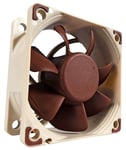 Noctua NF-A6X25 FLX Kjølesystem for datamaskin PC-kjølevifte Vifte 6 cm Brun