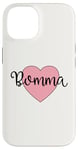 Coque pour iPhone 14 Simple Bomma Flammish Grandmother Grandma Rose Heart Bomma