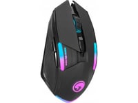 Marvo Marvo Mouse M291, 6400Dpi, Optisk, 6 Cl, Trådbunden Usb, Svart, Spel, Upplyst