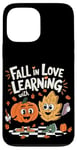 iPhone 13 Pro Max Retro Fall In Love With Learning - Autumn Pumpkin Teacher V2 Case