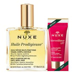 Nuxe Huile Prodigieuse 100 ml + Merveillance LIFT La Crème Poudrée Effet Liftant 15 ml Offerte