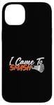 Coque pour iPhone 14 Plus Jeu d'amour pour joueur de badminton I Came to Smash