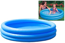 Intex 3 Ring Crystal Blue Paddling Pool Swimming Kids 1.14m x 25cm