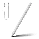 Stylet Pen pour Apple iPad(2018-2023),avec D'inclinaison&Rejet de Paume&Adsorption Magnétique Stylus Pencil Stylo,Compatible iPad 6/7/8/9/10 Génération/iPad Pro 11/12.9 (3/4/5)/Air 3/4/5/Mini 5/6