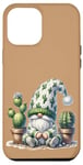 Coque pour iPhone 12 Pro Max Grumpy Cactus Dad Gnome With Succulent Pots For Cactus Lover