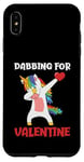 Coque pour iPhone XS Max Dabbing Unicorn Saint-Valentin Love