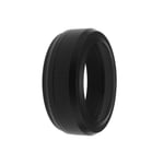 1x Lens Hood with Adapter Ring for Fujifilm X100V Camera 49mm Lens Black