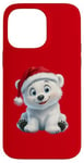 Coque pour iPhone 14 Pro Max Holiday Polar Bear