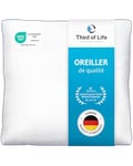 Oreiller 80x80 inSPIRO | Oreiller à Fibre Creuse pour Dormir sur Le Dos, Le côté ou Le Ventre | Coussin moelleux et léger | Soutien Optimal | Lavable en Machine | Coussin 80 x 80 | Sensation d'hôtel