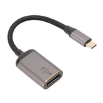 Adaptateur USB C vers DisplayPort en alliage d'aluminium, convertisseur USB C m&acirc;le vers DP femelle 8K 30Hz 4K 144Hz HDR