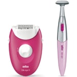 Braun Epilator Silk-Epil 3 420 Ruby