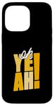 Coque pour iPhone 14 Pro Max University Varsity-Gold Ah oui ! Varsity-Gold