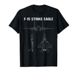 F15 Strike Eagle Shirt Vintage Military Pilot Tee T-Shirt