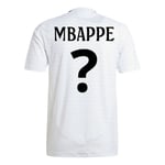 adidas Real Madrid Hemmatröja 2024/25 Authentic Mbappé ? + Champions League Mästare UEFA Foundation Armmärke FÖRBESTÄLLNING - adult IX8095