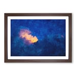 Big Box Art Light Upon The Clouds Painting Framed Wall Art Picture Print Ready to Hang, Walnut A2 (62 x 45 cm)