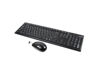 LogiLink Combo Set with Autolink - Ensemble clavier et souris - sans fil - 2.4 GHz