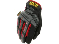 Mechanix Wear Gloves Mechanix M-Pact® 52 Sort/Rød S Str. Borrelås, Trekdry®, Syntetisk Lær, Håndflate, Utstyr, Armortex®, Fingerbeskyttelse, D30® Vibrasjonsbeskyttelse