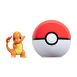 Pokémon Figur og Pokéball-Sett - Charmander #1 & Poké Ball