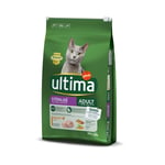 Ultima Cat 6,5 kg / 9 kg + 1 kg kaupan päälle! - Sterilized Chicken & Barley (10 kg)